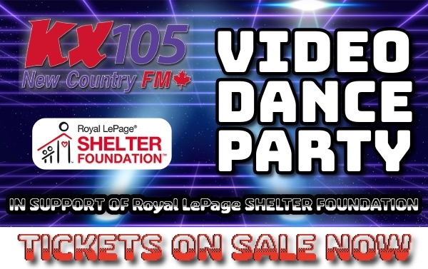 KX105 Video Dance Party fundraiser in support of the Royal LePage SHELTER Foundation