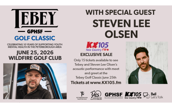 KX105 Exclusive Tickets for Tebey's Acoustic Performance at the Tebey Golf Classic